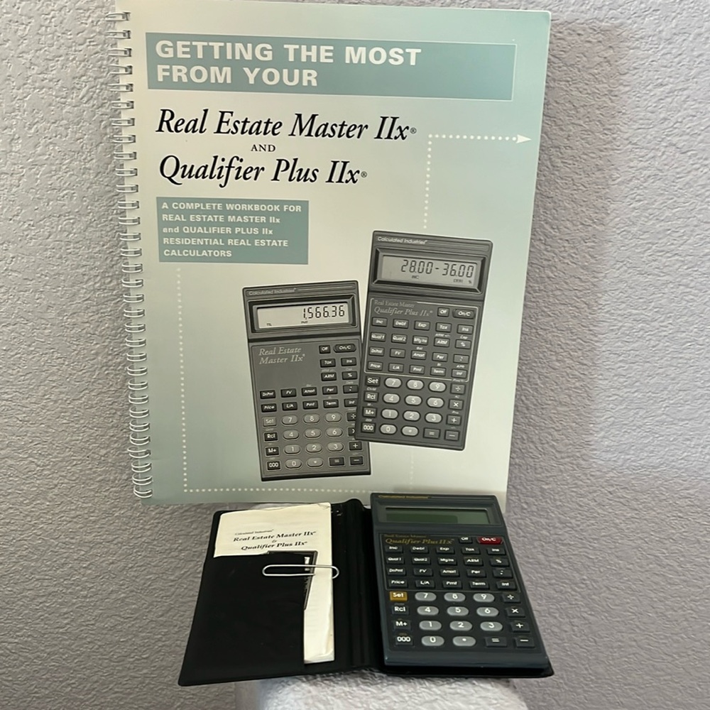 Real Estates book and calculator